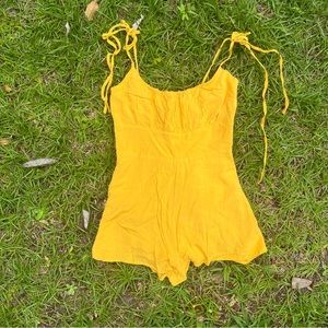 Urban Outfitters Milkmaid Romper sz S
